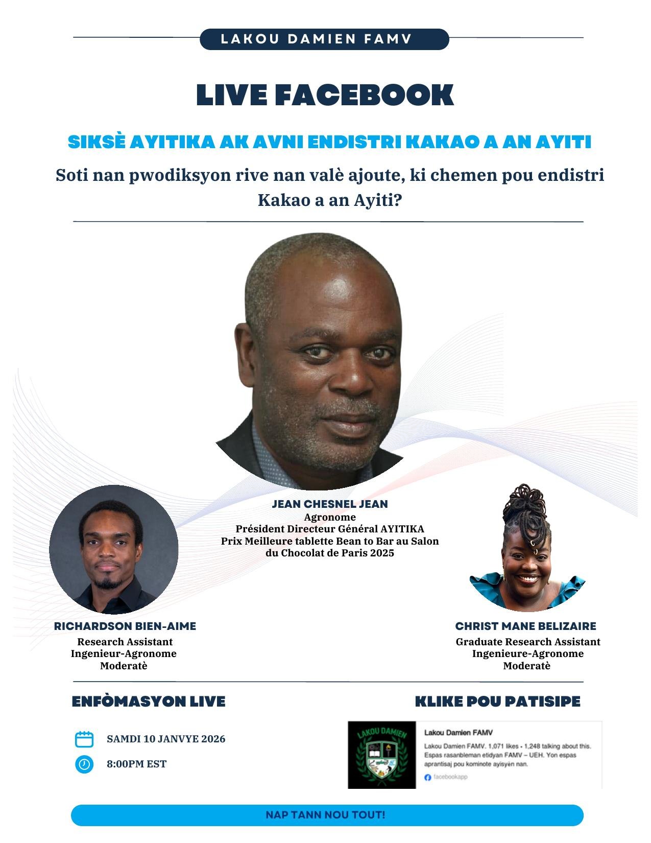 Siksè Ayitika ak avni endistri kakao a an Ayiti